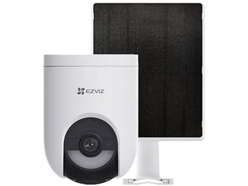 كاميرا EZVIZ CS-HB8/SP خارجية بدقة 4 ميجابكسل 2K+ تعمل بالواي فاي مع حركة أفقية وعمودية (Pan & Tilt) تعمل بالبطارية ومزودة بلوح شمسي