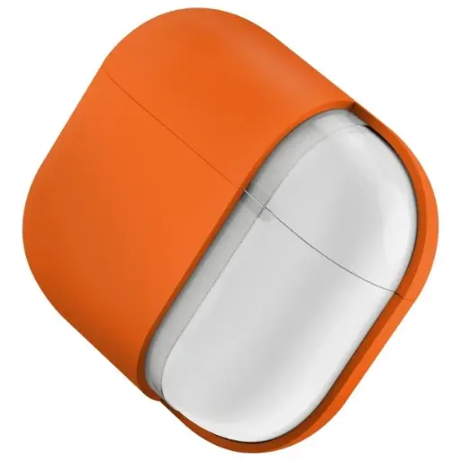يونيك Nexo Active حافظة سيليكون هجينة مع خطافات أذن رياضية لسماعات AirPods الجيل الرابع / الخامس - برتقالي فولت