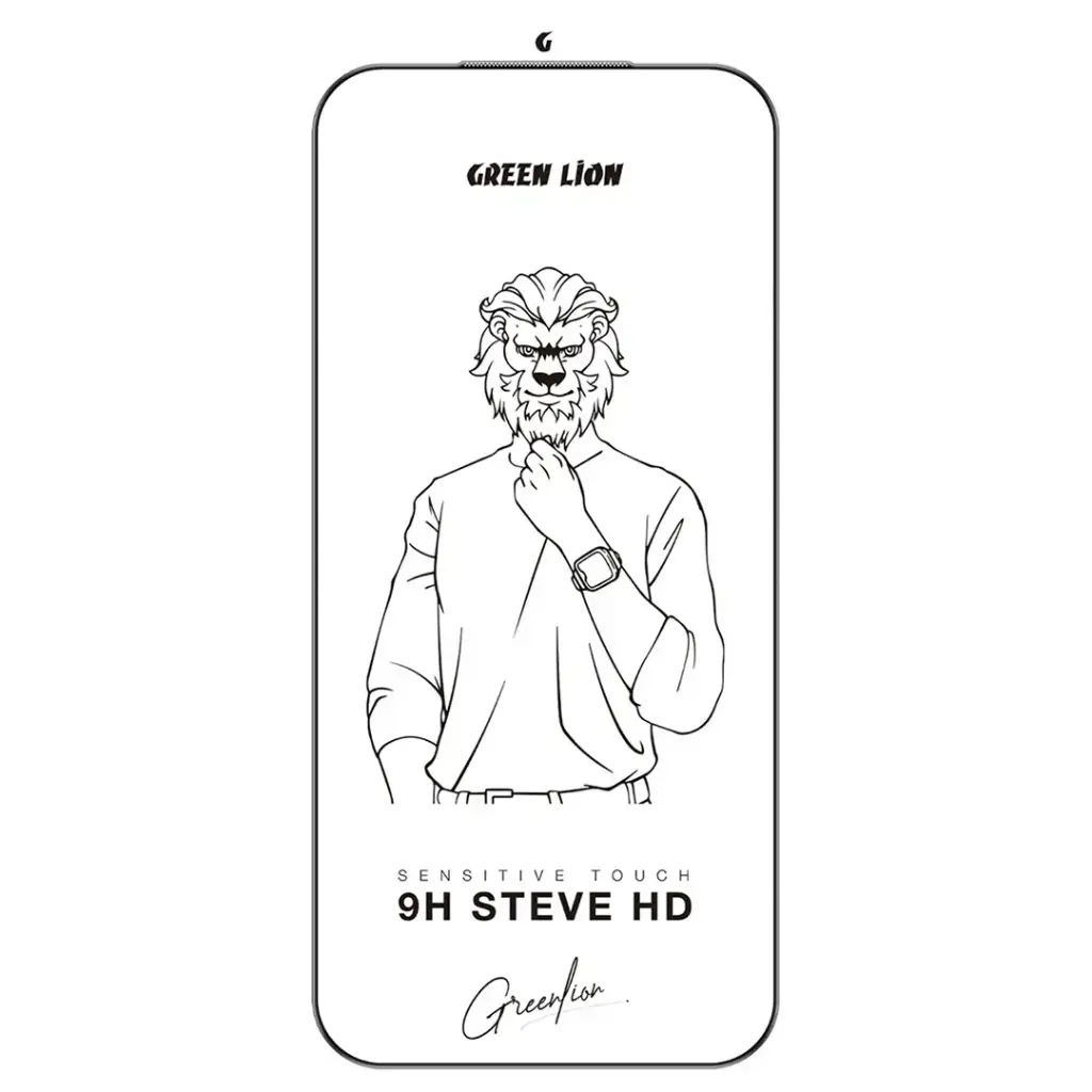 [GN9HSGL17PCL] Green Lion 9H Steve HD Screen Protector for iPhone 17 Series - Clear (iPhone 17 Pro).webp