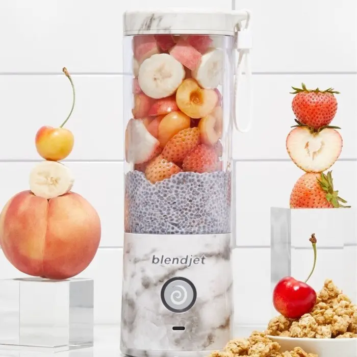 BlendJet 2 Portable Blender - Print - White Marble.webp