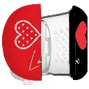 Flipper - 2-in-1 Toothbrush With Cover for Couple - Grey & Red (3).webp