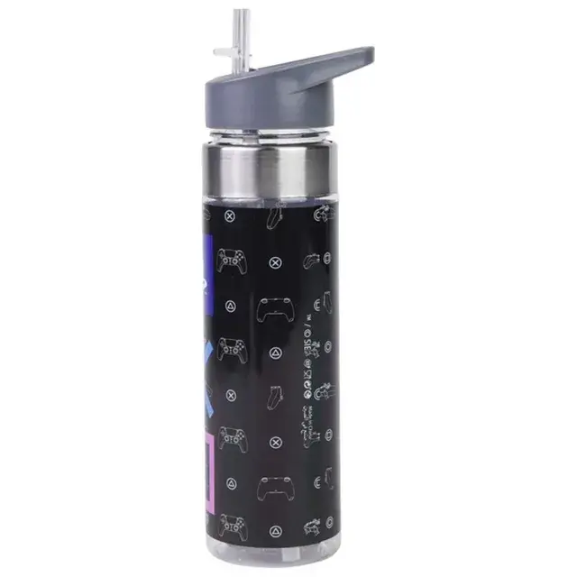 Sony - Regular Plastic Water Bottle With Straw Lid - PlayStation - 650 ml (2).webp