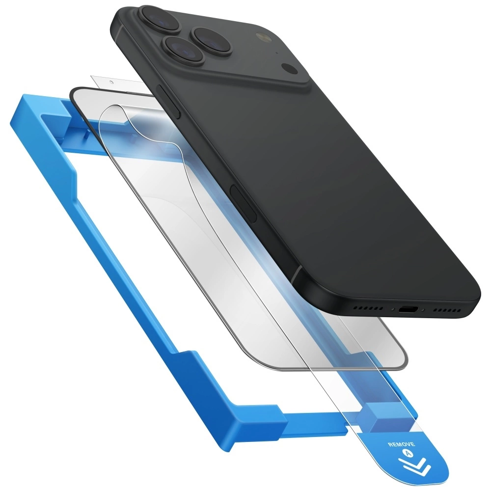  UNIQ OPTIX EXOFIT VIVID APPLICATOR IPHONE 17 PRO GLASS SCREEN PROTECTOR 