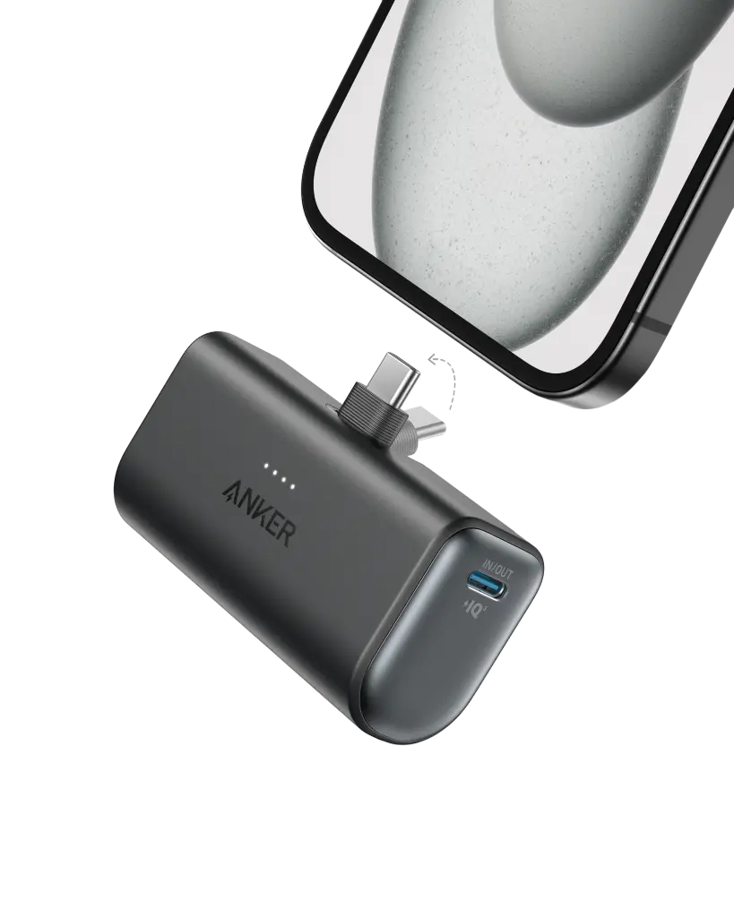 Anker Nano Power Bank 22.5W Built-In USB-C Connector 