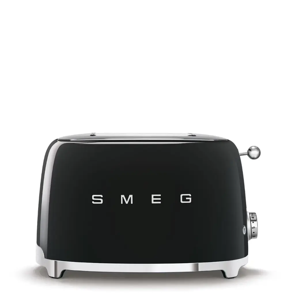 محمّصة خبز Smeg بتصميم خمسينيات القرن، لشريحتين وبفتحتين