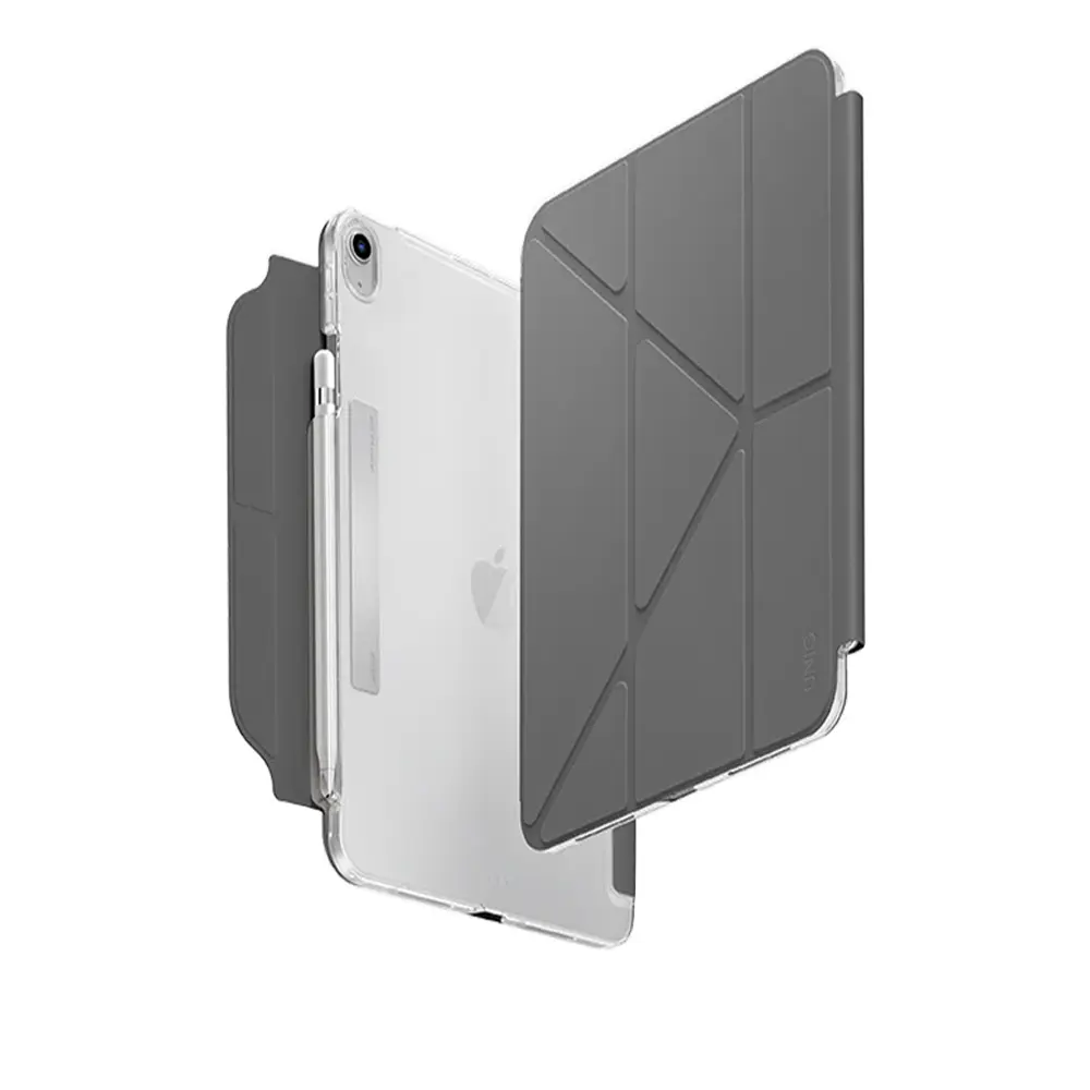 UNIQ CAMDEN CLICK IPAD (A16/10TH GEN) - RHINO GREY (RHINO GREY)