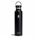 Hydroflask Black – زجاجة حرارية بفوهة قياسية (710 مل)