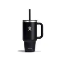 Hydroflask Travel Tumbler مع شفاط – لون أسود – سعة 950 مل