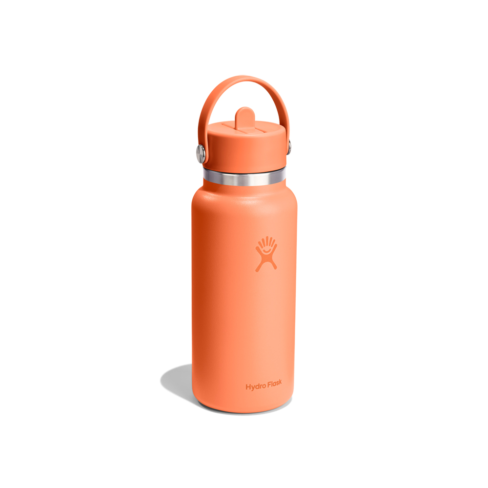 Hydroflask زجاجة معزولة بفوهة واسعة – لون نكتار – سعة 950 مل