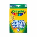 Crayola – 12 قلم تلوين رفيع الخط قابل للغسل