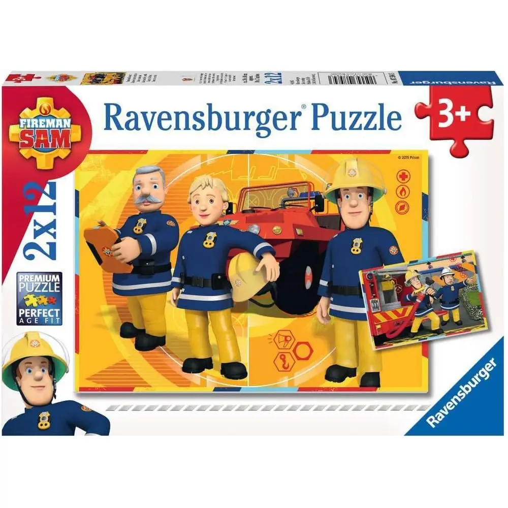 Ravensburger سام في الحركة 2 × 12 قطعة