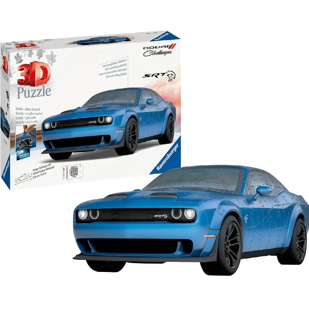 Ravensburger 3D puzzle Dodge Challenger SRT Hellcat