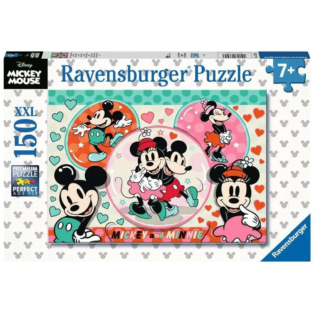 Ravensburger الثنائي الحالم ميكي وميني 150 قطعة