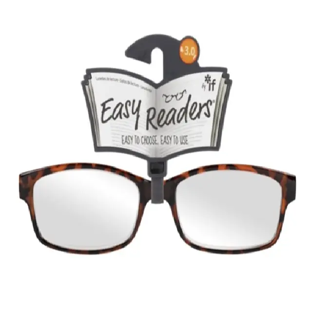 شركة IF – نظارات قراءة Easy Readers – كلاسيك Tortoiseshell +3.0