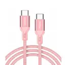 كابل شحن سريع USB-C فلكس من إننوستايل، طول 1.5 متر – وردي