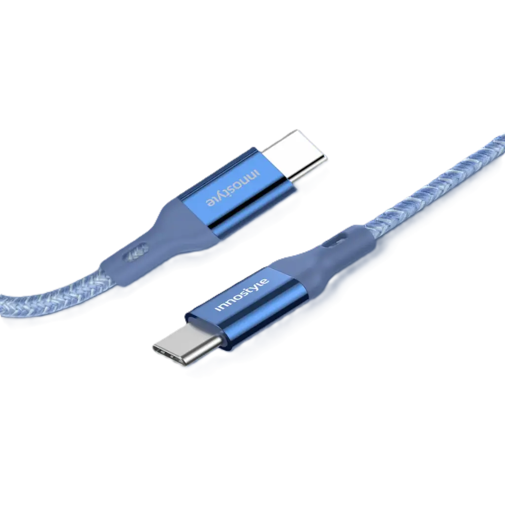كابل شحن سريع USB-C فلكس من إننوستايل، طول 1.5 متر – أزرق
