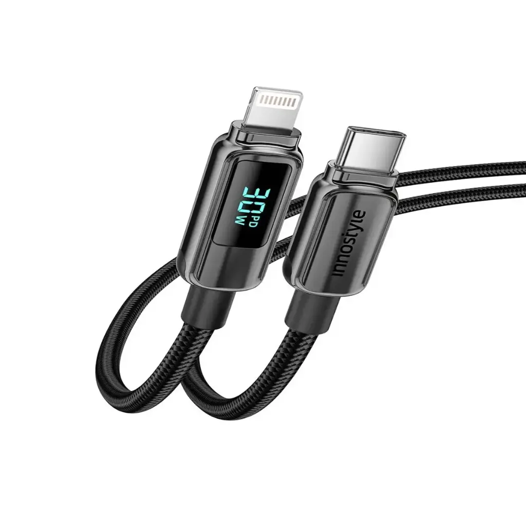 InnoStyle USB‑C to Lighting 30W with Digital Display 