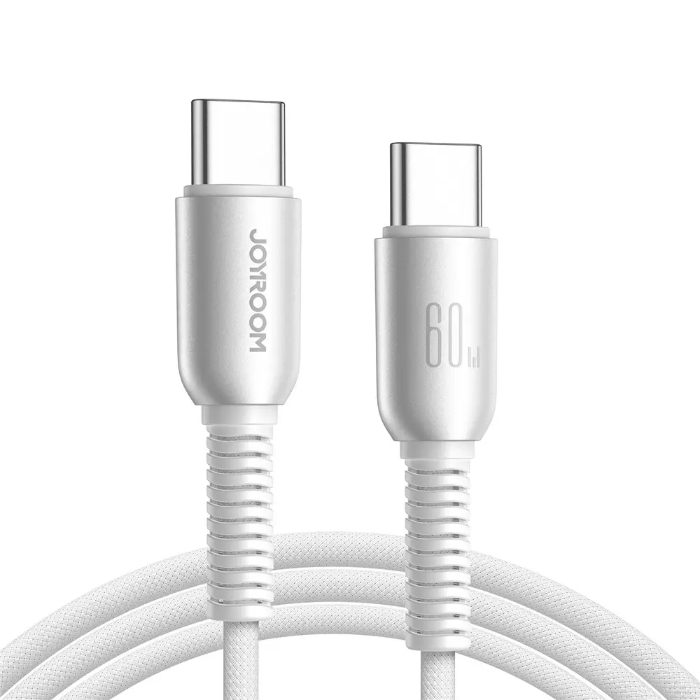 كابل شحن سريع من Type-C إلى Type-C بطول 1.2 متر من جوي روم S-A51، بقوة 60 واط