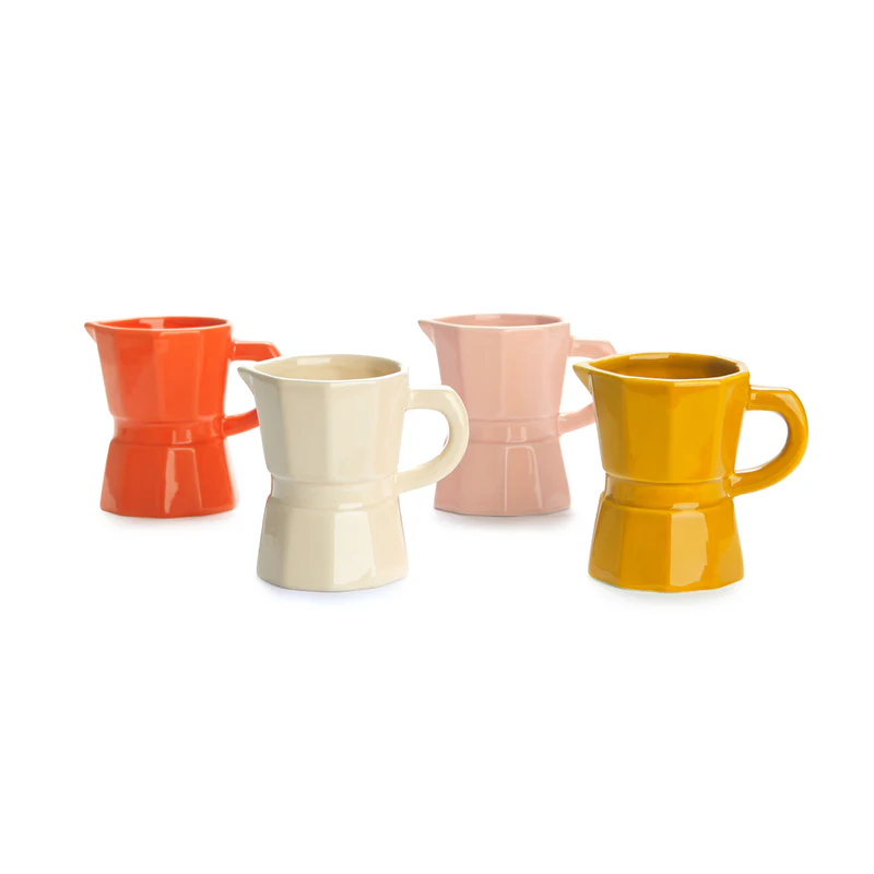 Balvi Coffee cup set,Moka Caramel,assorted colours