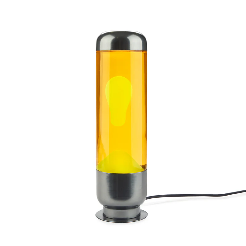 Balvi Lava lamp,Capsule,orange/yellow,aluminium