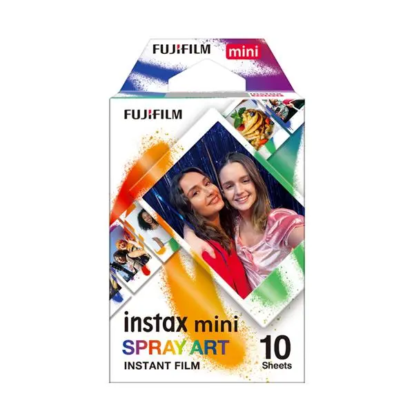FUJI INSTAX MINI FILM SPRAY ART