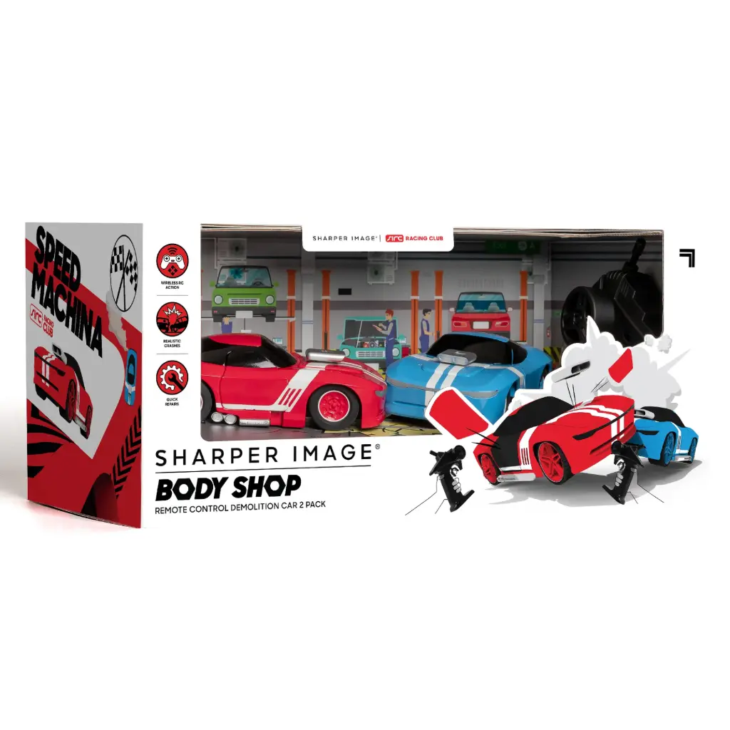 مجموعة سيارات التحطيم بالتحكم عن بعد (RC Demolition Car) - حزمة مزدوجة