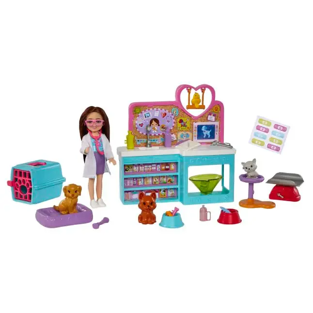 Barbie Chelsea Pet Vet Doll Playset