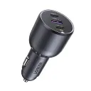 UGREEN EC705 130W 3-Port Fast Car Charger, 2x USB-C + 1x USB-A - Space Gray