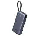 UGREEN 20000mAh 45W Power Bank with Built-in USB-C Cable - Gray