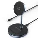 UGREEN CD317 2-in-1 Wireless Charging Station - Black/Blue