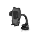 بروميت (DashMount) قاعدة تثبيت ذكية للهواتف (Gooseneck) على لوحة القيادة أو الزجاج الأمامي - أسود