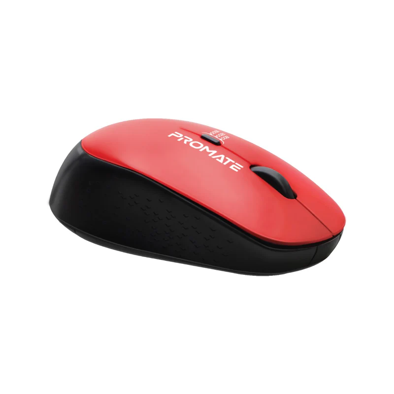 Promate Tracker 2.4GHz Wireless Mouse - Red