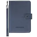 Promate PassMate Smart Leather Passport Holder with RFID & Apple Find My - Blue