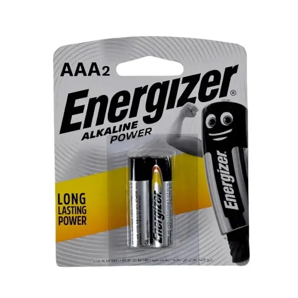 إنرجايزر (Max) بطاريات قلوية AAA، حبتين - (2-Pack) BP2