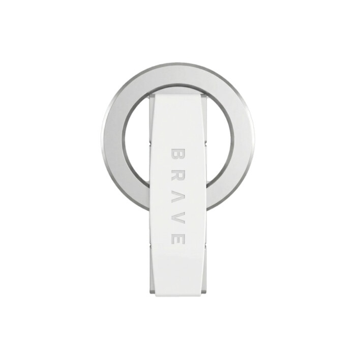 Brave Grip 3-in-1 Magnetic Grip & Kickstand - White