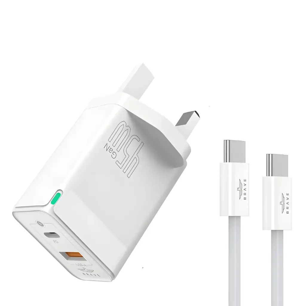Brave 45W GaN Fast Charger with Cable BTC-39