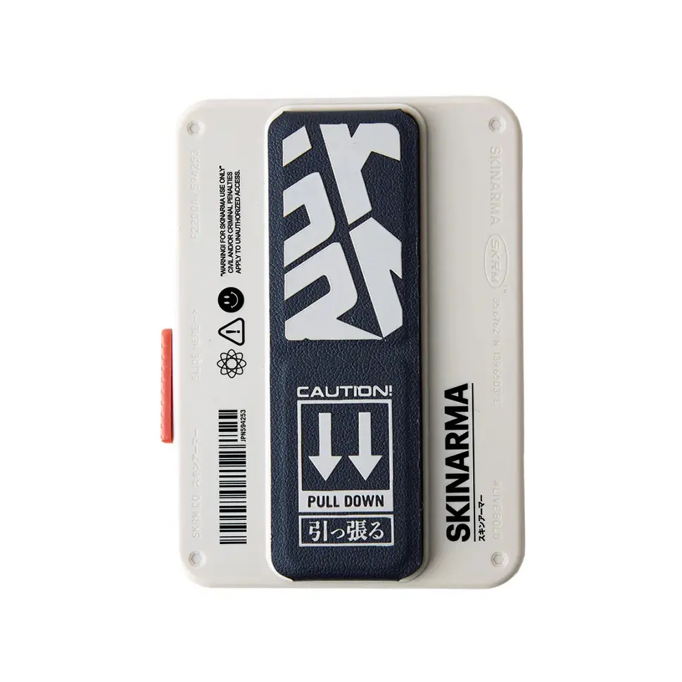Skinarma SPUNK MIRAGE Magnetic Cardholder with Stand - Ivory