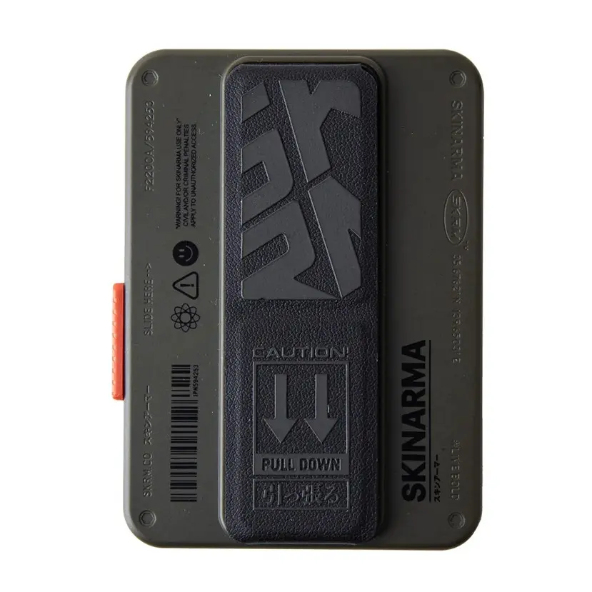 Skinarma SPUNK MIRAGE Magnetic Cardholder with Stand - Pewter Green