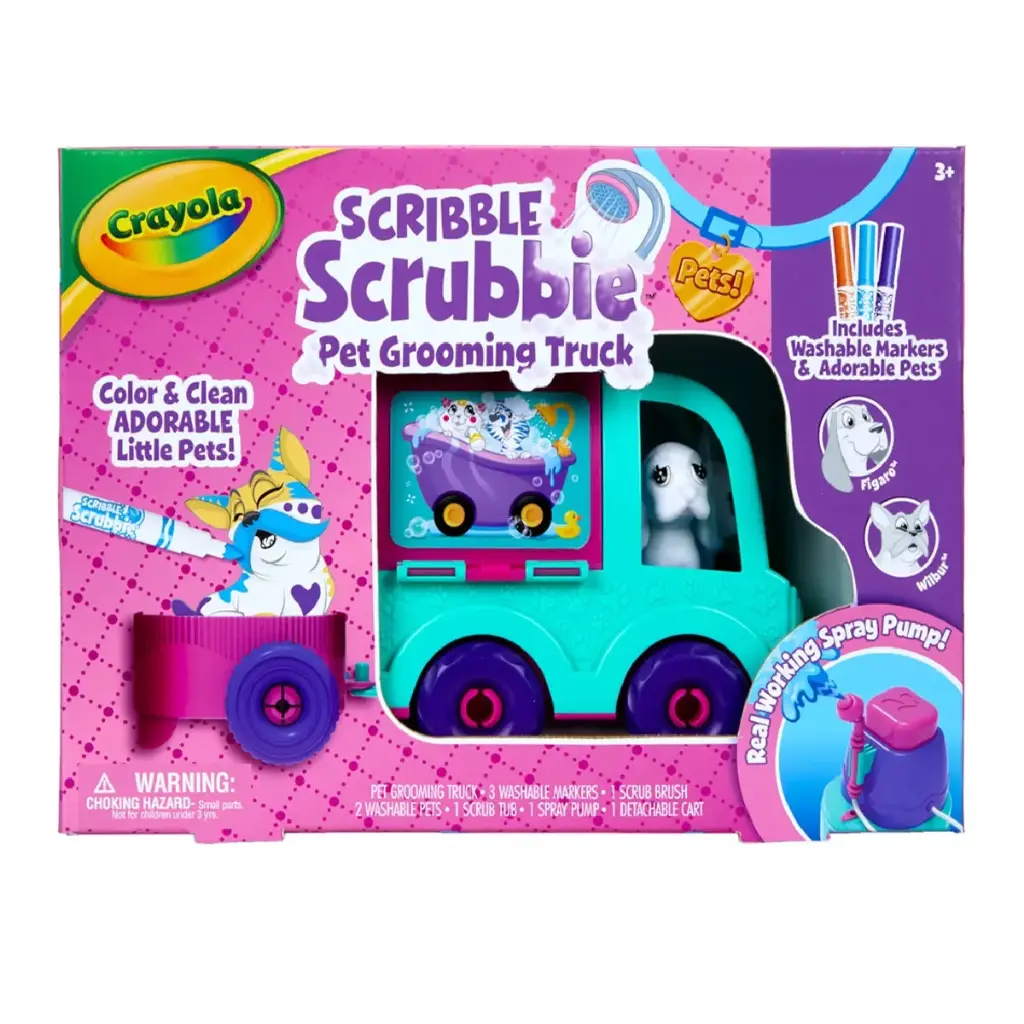 Crayola Scribble Scrubbie Pets Grooming Truck