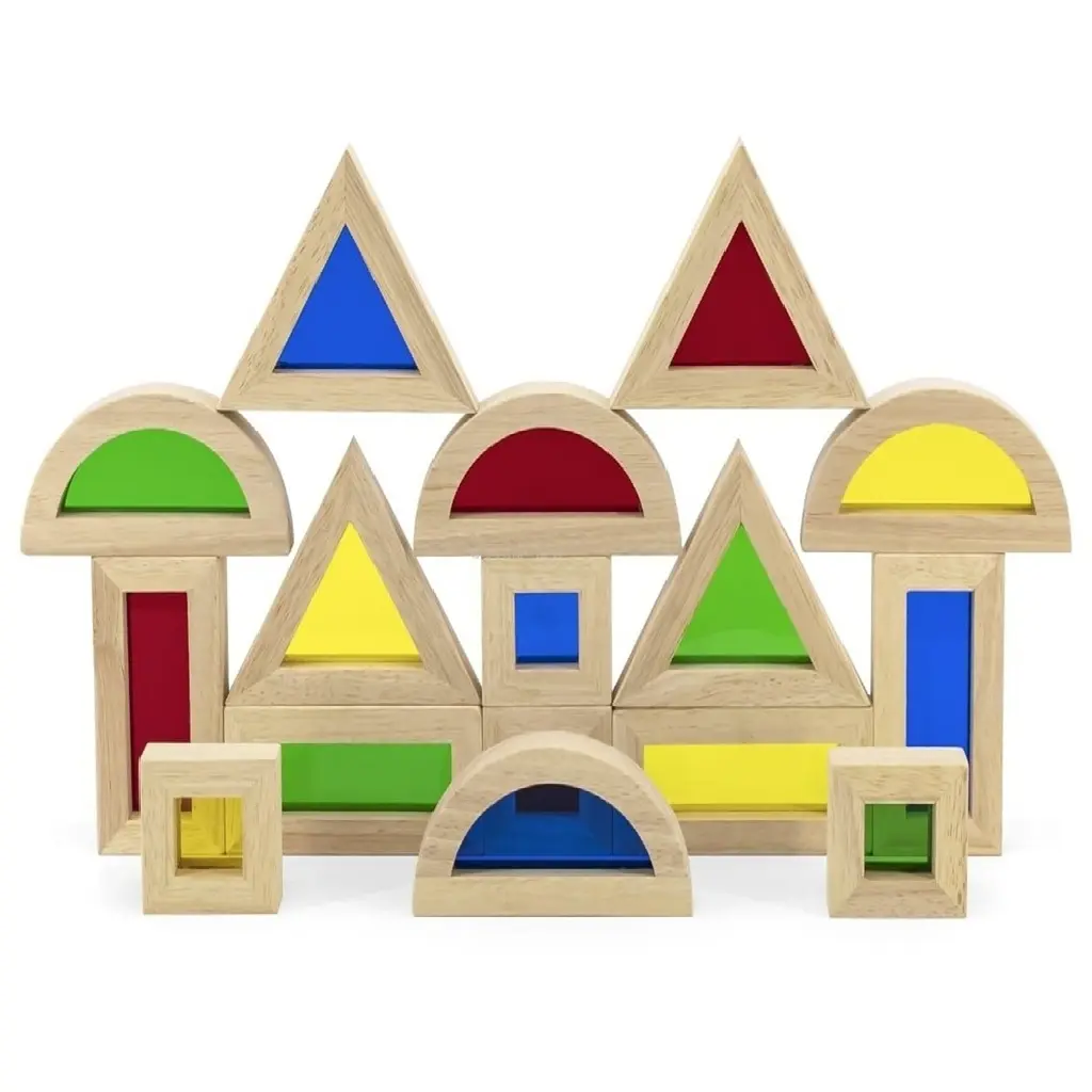 فيجا - طقم مكعبات ملونة كبيرة 16 قطعة (Large Color Blocks 16pcs Set)