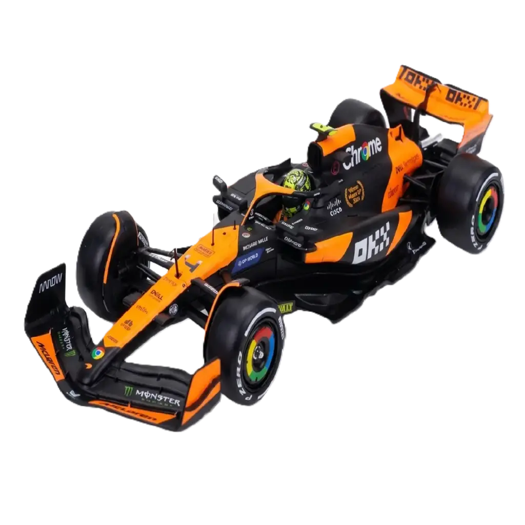 Bburago 1:24 McLaren Team MCL38 (Miami GP) (2024) (#4)