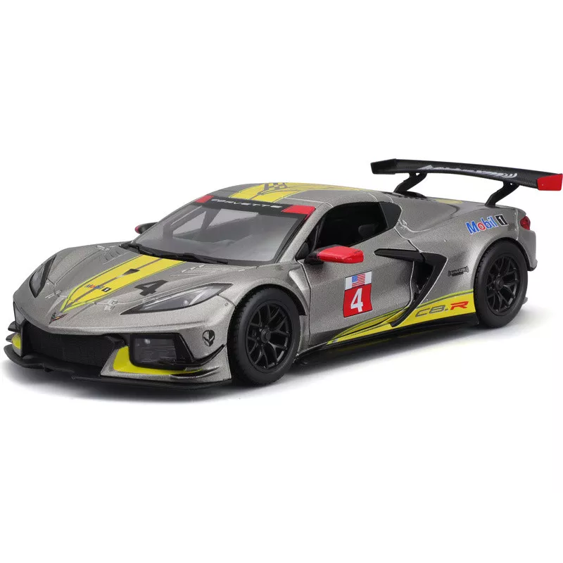 سيارة بوراجو بمقياس 1:24 - شيفروليه كورفيت C8.R موديل 2020 (2020 Chevrolet Corvette C8.R)