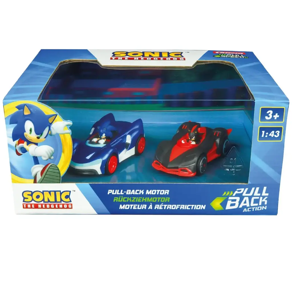 Carrera Pull N Speed TWINPACKSonic VS Shadow 1:43