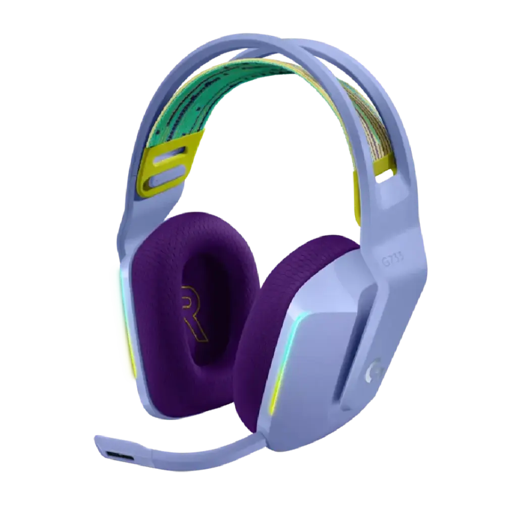 Logitech G733 LIGHTSPEED Wireless RGB Gaming Headset - Lilac