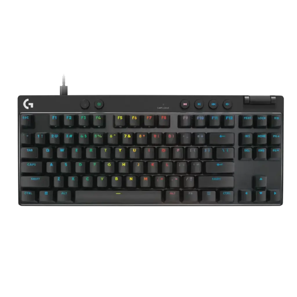 لوحة مفاتيح ألعاب لوجيتك برو إكس تي كي إل رابيد - أسود - PRO X TKL RAPID