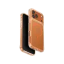 UNIQ HYBRID IPHONE 17 PRO MAGCLICK CHARGING LIFEPRO XTREME (AF) - FROST CLEAR/VOLT ORANGE 