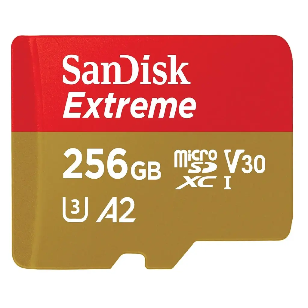 كرت ذاكرة سان ديسك إكستريم microSDXC UHS-I سعة 256 جيجا بايت