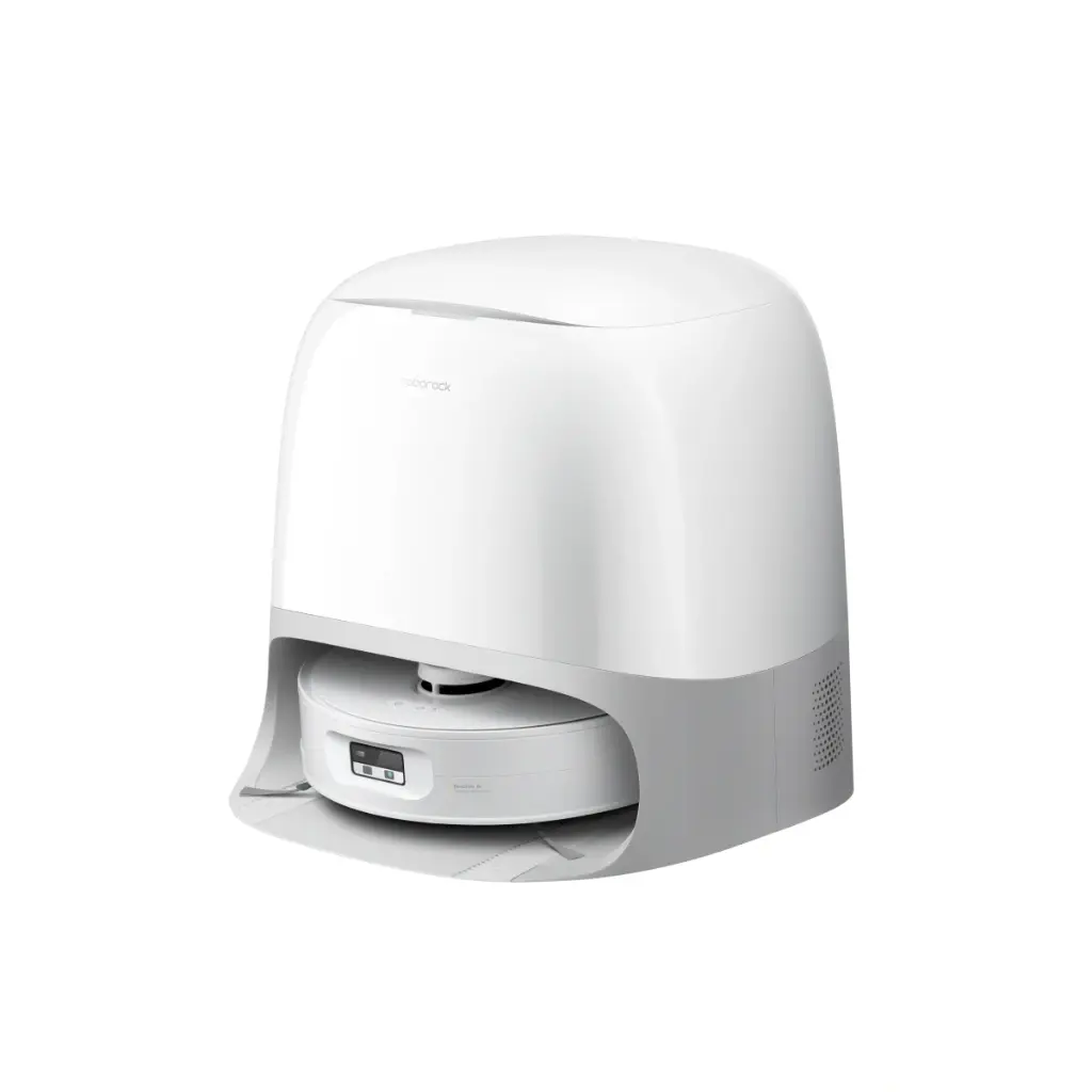 Roborock Qrevo Curv 2 Flow Robot Vacuum Cleaner, 20,000Pa - White
