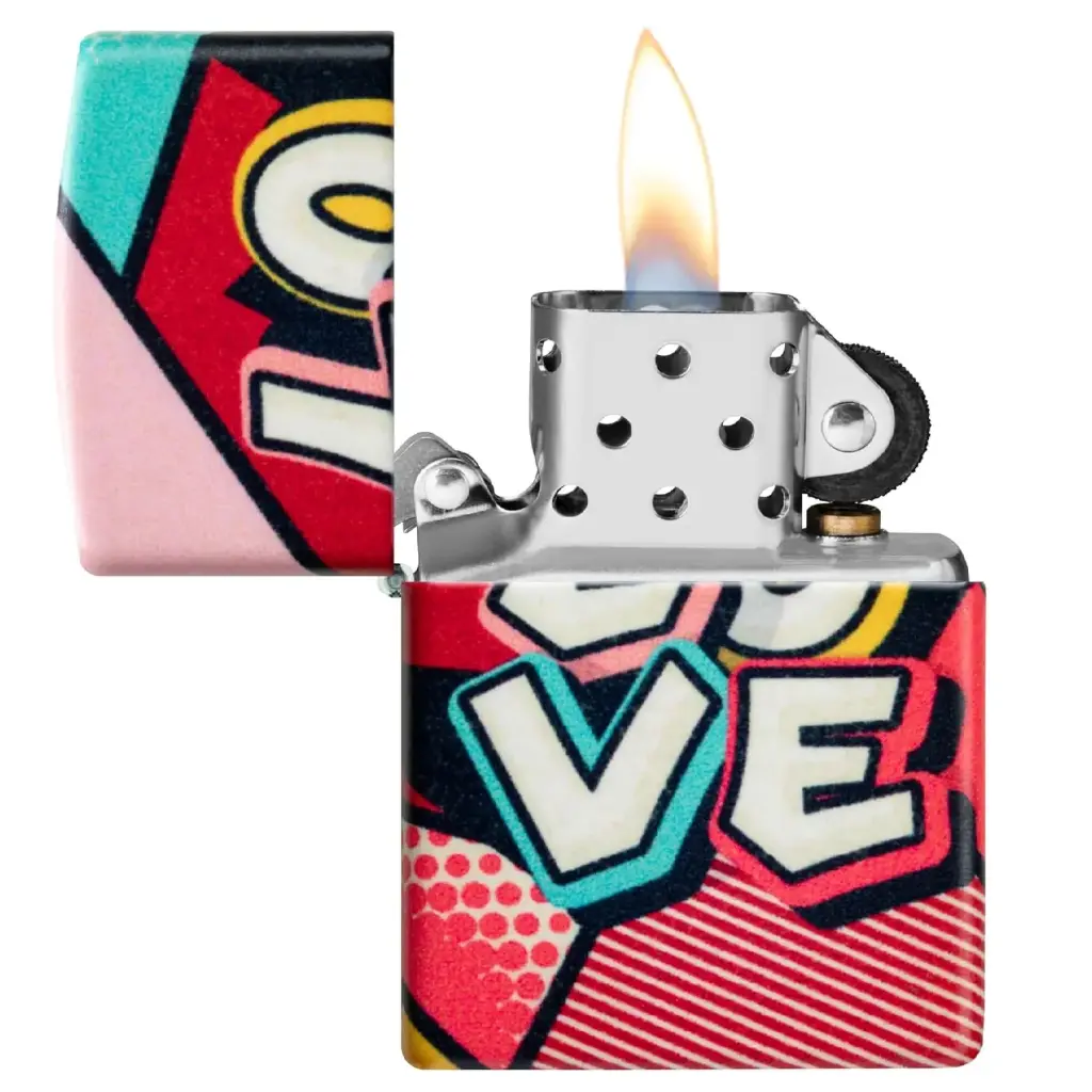 Zippo Love Design Windproof Lighter