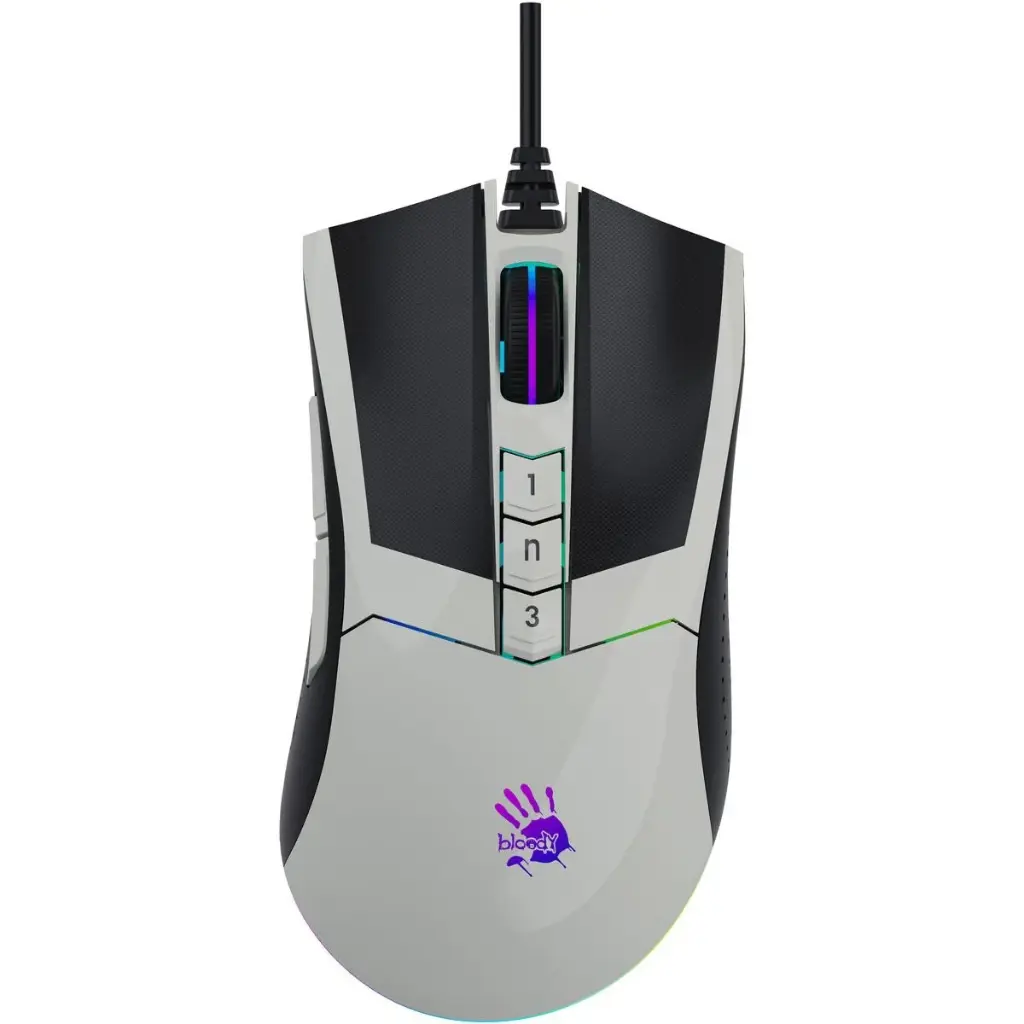 Bloody W90 Max Gaming Mouse - Panda White